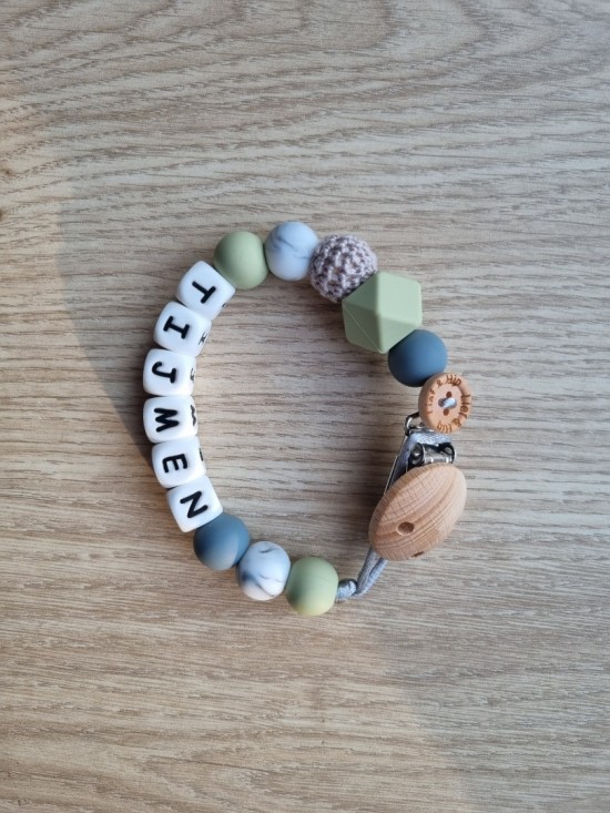 Speenkoord met naam | Naar eigen wens samengesteld