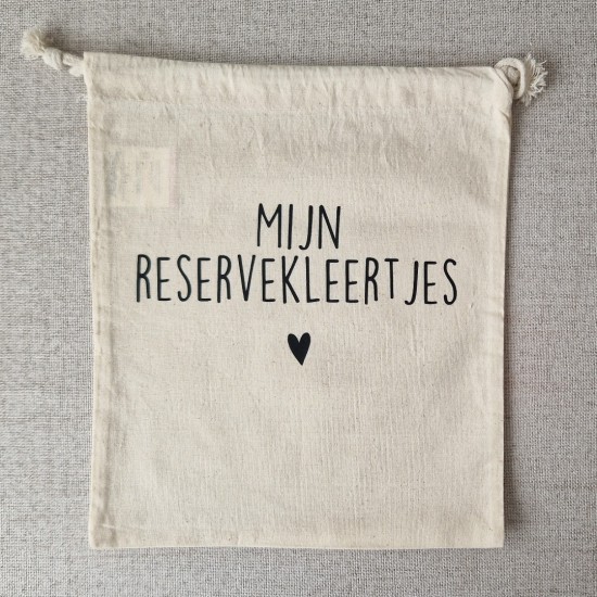 Grote bewaarzak | Mijn reservekleertjes