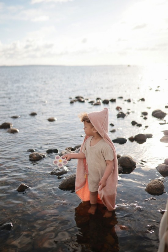 Mushie | Bloem pop-it | Soft Lilac/Daffodil/Ivory