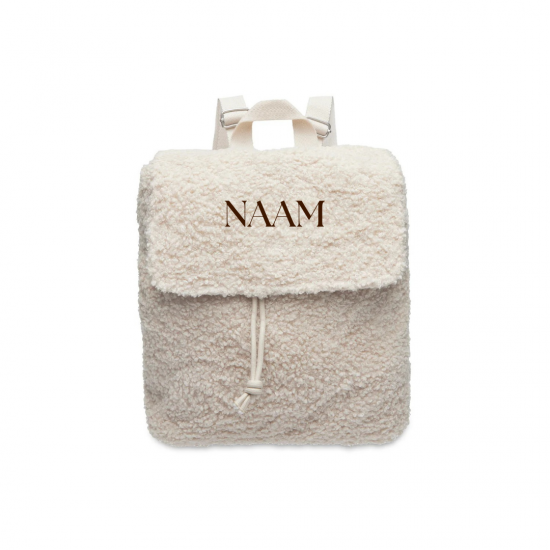 Jollein   rugtas   naturel   met naam