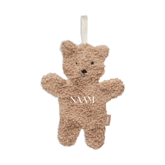 Jollein   speendoekje   teddy bear   biscuit   met naam