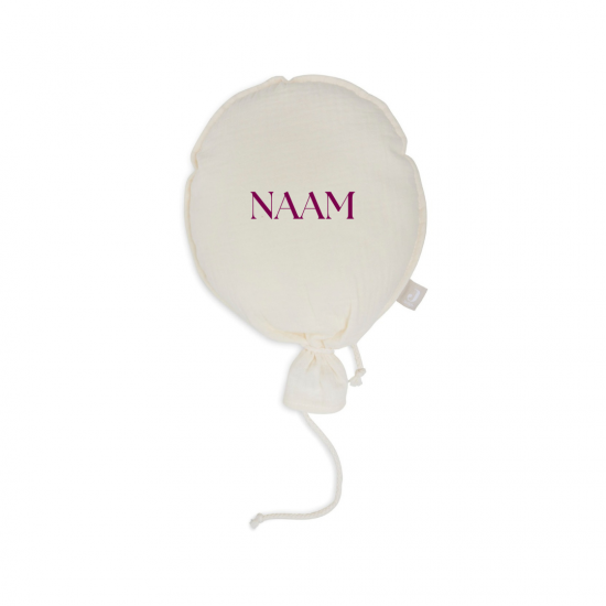 Jollein   speendoekje bunny ears   wild rose   met naam 18