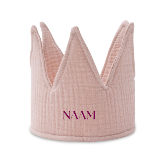 Jollein   speendoekje bunny ears   wild rose   met naam 21