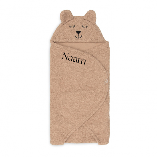 Jollein   speendoekje bunny ears   wild rose   met naam 27