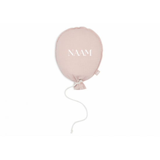 Jollein   verjaardagsballon   wild rose   met naam