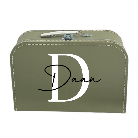 Koffertje   letter met naam