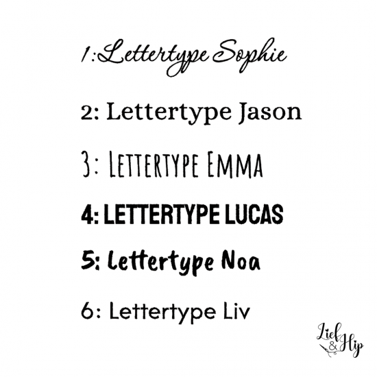 Lettertypes 102025 36