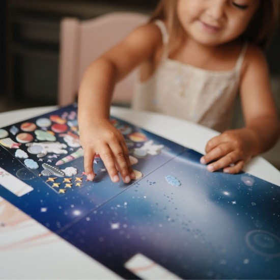 Mushie  sticker book  space 5