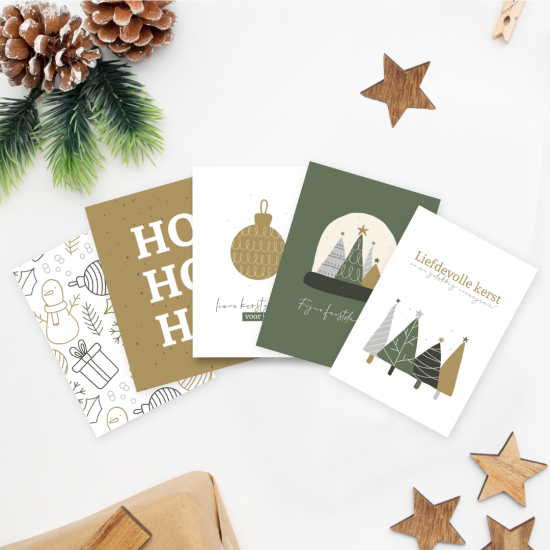 Productfoto kerstkaarten