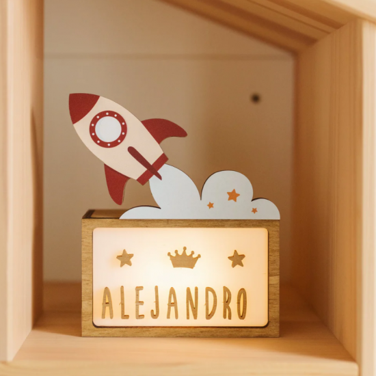 Vintuin nachtlampje   raket